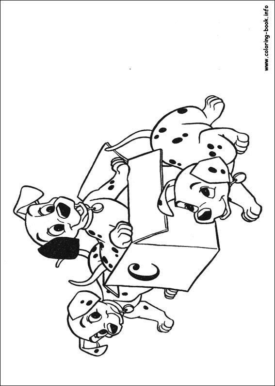 101 Dalmatians coloring picture